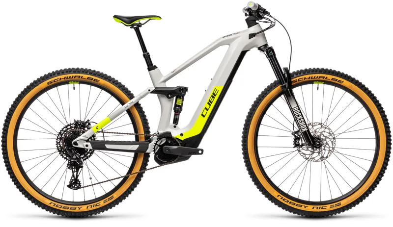 2021 Cube Stereo Hybrid 140 HPC Race 625 Electric Bike in Grey
