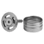 Deity Crosshair Headset Cap Kit in Silver